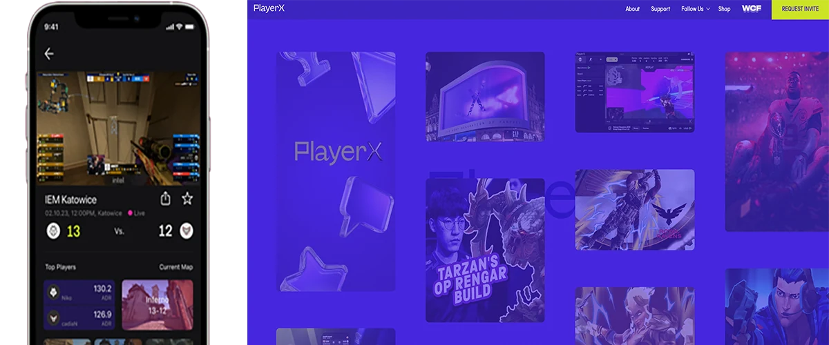 PlayerX Dashboard